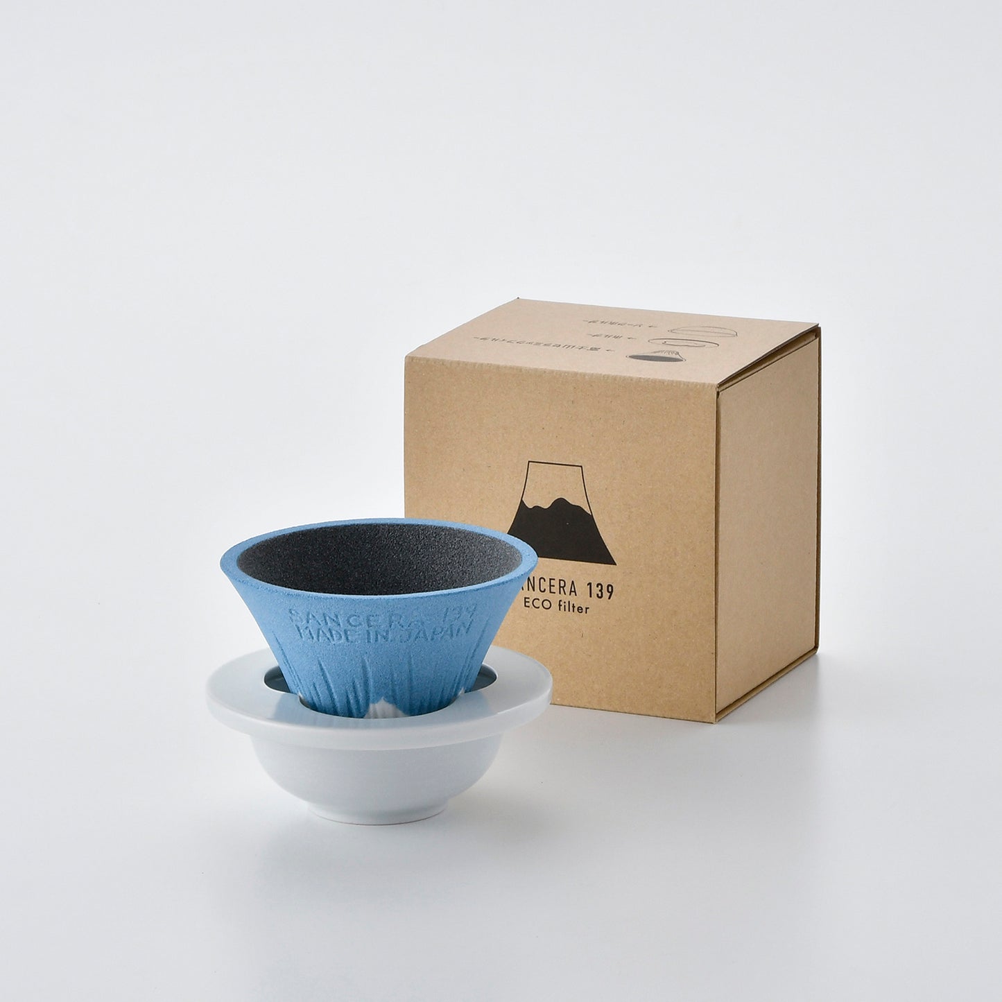 ECO filter 富士山 セラミックコーヒーフィルター 青