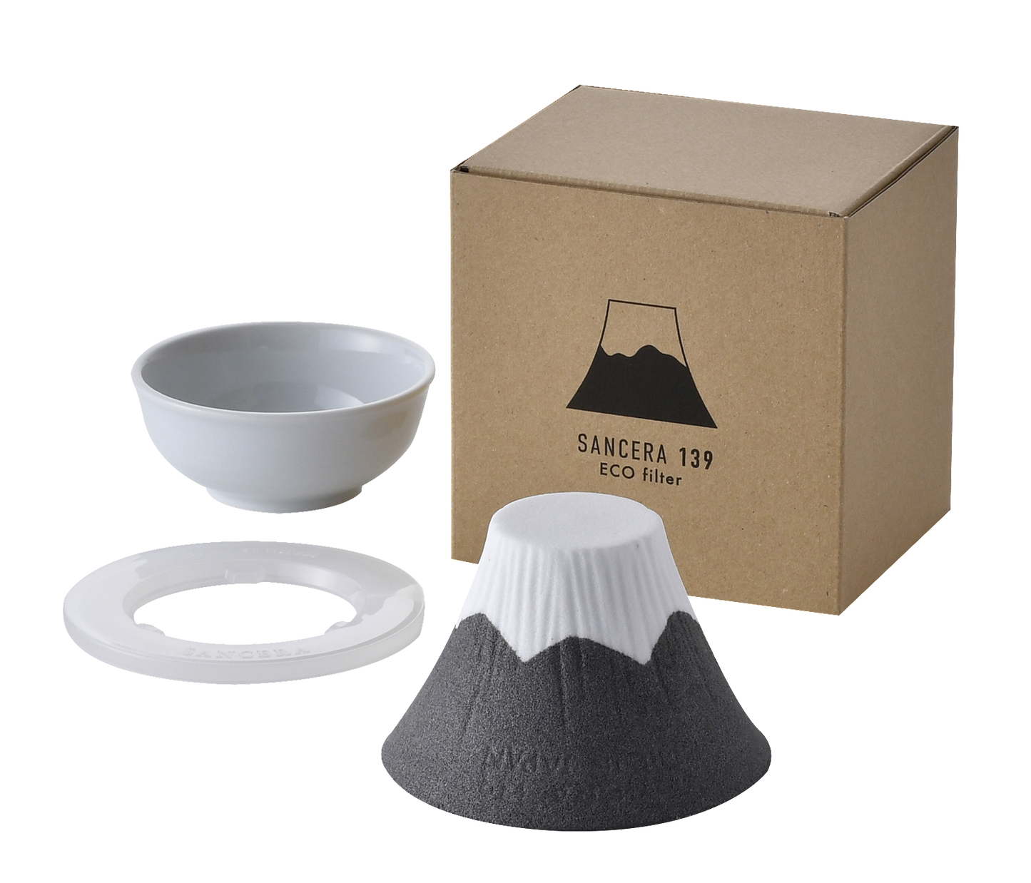 ECO filter 富士山 セラミックコーヒーフィルター 黒