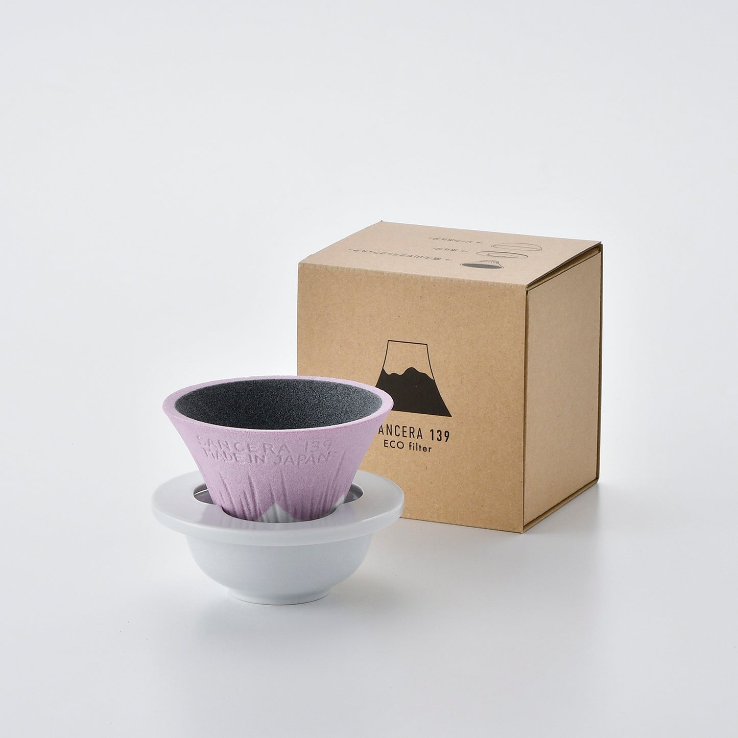 ECO filter 富士山 セラミックコーヒーフィルター ピンク